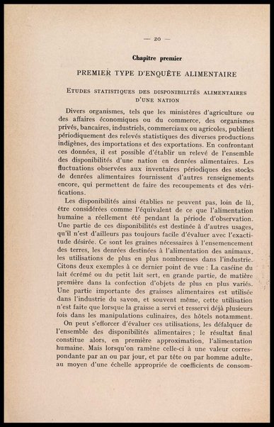 Directives pour les enquetes sur la nutrition de populations / par E. J. Bigwood