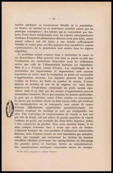 Directives pour les enquetes sur la nutrition de populations / par E. J. Bigwood
