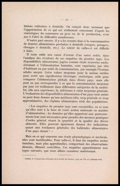 Directives pour les enquetes sur la nutrition de populations / par E. J. Bigwood