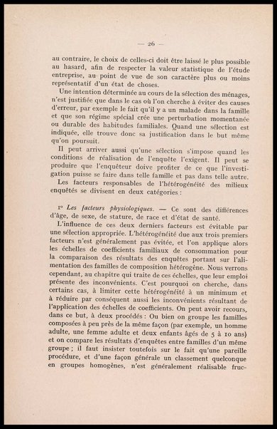 Directives pour les enquetes sur la nutrition de populations / par E. J. Bigwood