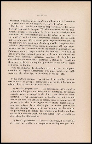 Directives pour les enquetes sur la nutrition de populations / par E. J. Bigwood