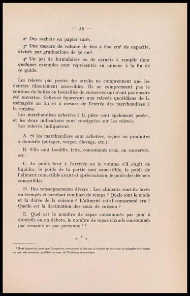 Directives pour les enquetes sur la nutrition de populations / par E. J. Bigwood