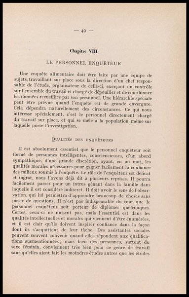 Directives pour les enquetes sur la nutrition de populations / par E. J. Bigwood