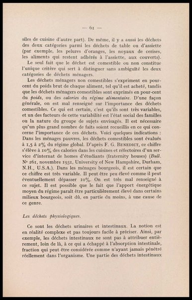 Directives pour les enquetes sur la nutrition de populations / par E. J. Bigwood