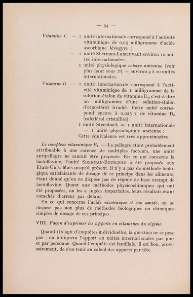 Directives pour les enquetes sur la nutrition de populations / par E. J. Bigwood