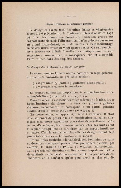 Directives pour les enquetes sur la nutrition de populations / par E. J. Bigwood