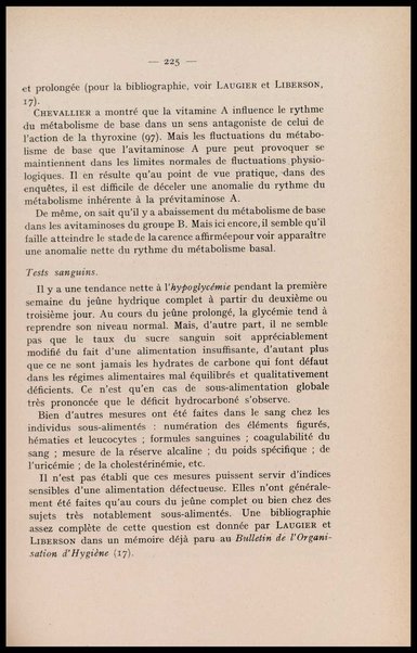 Directives pour les enquetes sur la nutrition de populations / par E. J. Bigwood