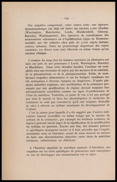 Directives pour les enquetes sur la nutrition de populations / par E. J. Bigwood