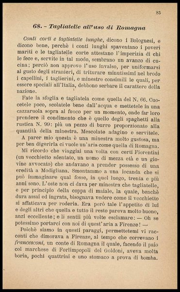 La scienza in cucina e l'arte di mangiar bene : manuale pratico per le famiglie / compilato da Pellegrino Artusi