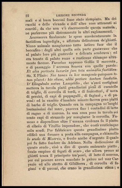 Del vitto e delle cene degli antichi : testo di lingua / lezioni di Giuseppe Averani ora nuovamente stampate ; [prefazione di Carlo Teoli]