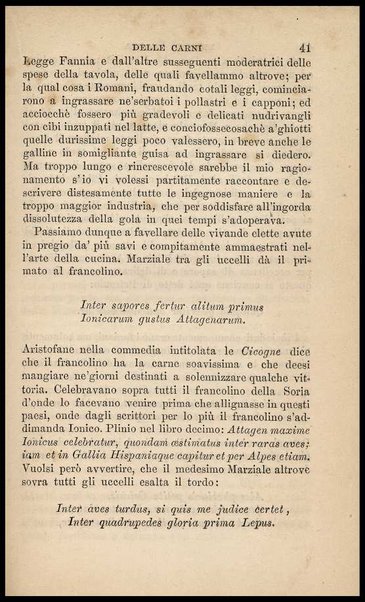 Del vitto e delle cene degli antichi : testo di lingua / lezioni di Giuseppe Averani ora nuovamente stampate ; [prefazione di Carlo Teoli]