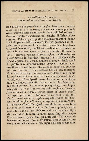 Del vitto e delle cene degli antichi : testo di lingua / lezioni di Giuseppe Averani ora nuovamente stampate ; [prefazione di Carlo Teoli]