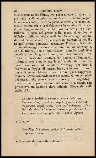 Del vitto e delle cene degli antichi : testo di lingua / lezioni di Giuseppe Averani ora nuovamente stampate ; [prefazione di Carlo Teoli]