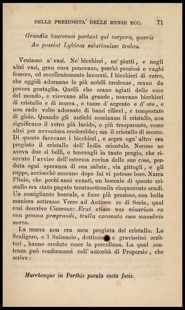 Del vitto e delle cene degli antichi : testo di lingua / lezioni di Giuseppe Averani ora nuovamente stampate ; [prefazione di Carlo Teoli]