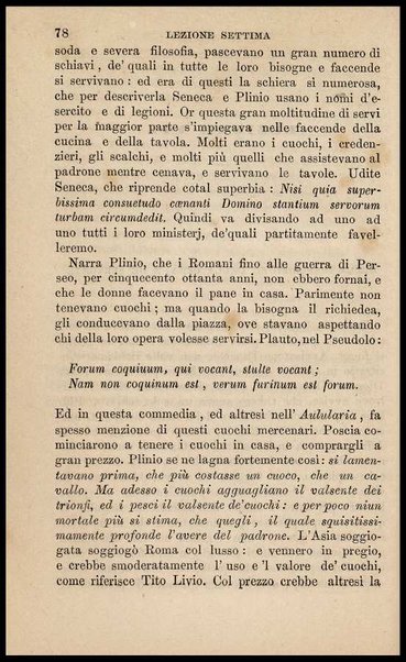 Del vitto e delle cene degli antichi : testo di lingua / lezioni di Giuseppe Averani ora nuovamente stampate ; [prefazione di Carlo Teoli]
