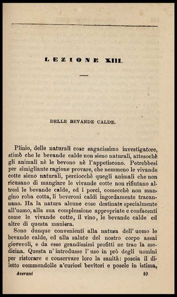 Del vitto e delle cene degli antichi : testo di lingua / lezioni di Giuseppe Averani ora nuovamente stampate ; [prefazione di Carlo Teoli]