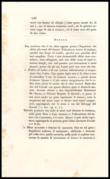 La mimica degli antichi investigata nel gestire napoletano / del canonico Andrea De Jorio