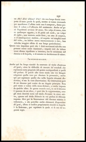 La mimica degli antichi investigata nel gestire napoletano / del canonico Andrea De Jorio