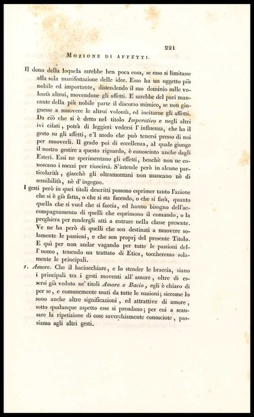 La mimica degli antichi investigata nel gestire napoletano / del canonico Andrea De Jorio