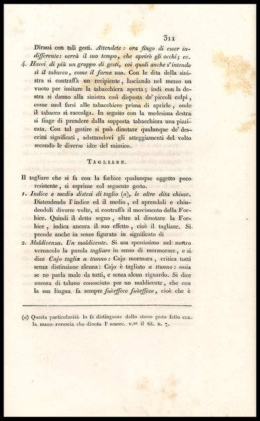 La mimica degli antichi investigata nel gestire napoletano / del canonico Andrea De Jorio