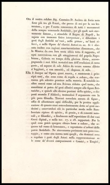 La mimica degli antichi investigata nel gestire napoletano / del canonico Andrea De Jorio