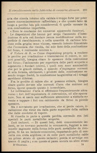 L'industria delle conserve alimentari / G. D'Onofrio