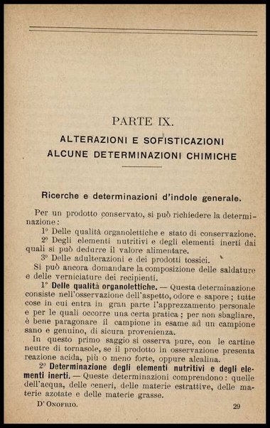 L'industria delle conserve alimentari / G. D'Onofrio