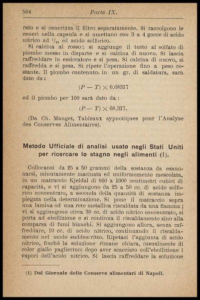 L'industria delle conserve alimentari / G. D'Onofrio