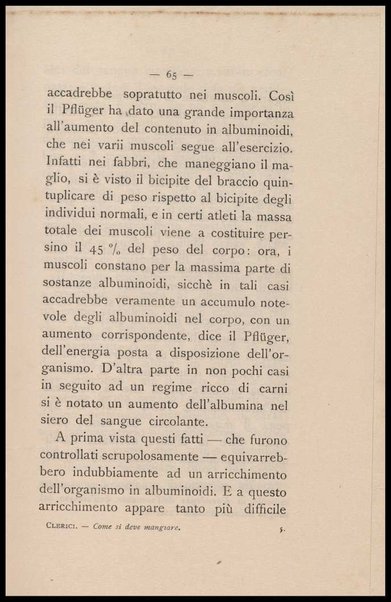 Come si deve mangiare : saggio di fisiologia volgarizzata / Alessandro Clerici (Dott. RV)