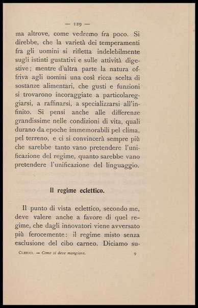 Come si deve mangiare : saggio di fisiologia volgarizzata / Alessandro Clerici (Dott. RV)