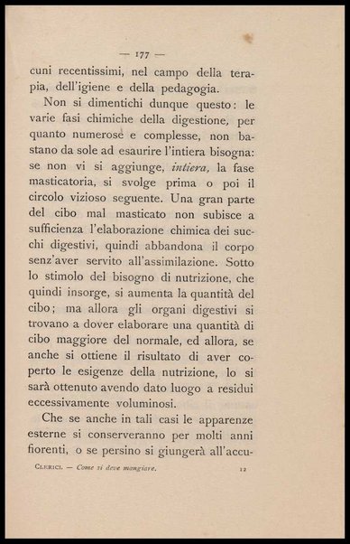 Come si deve mangiare : saggio di fisiologia volgarizzata / Alessandro Clerici (Dott. RV)