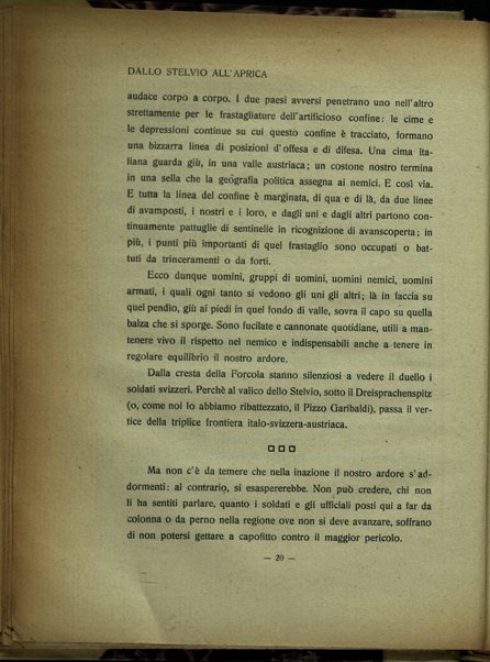 Dallo Stelvio al mare / Massimo Bontempelli
