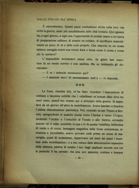 Dallo Stelvio al mare / Massimo Bontempelli