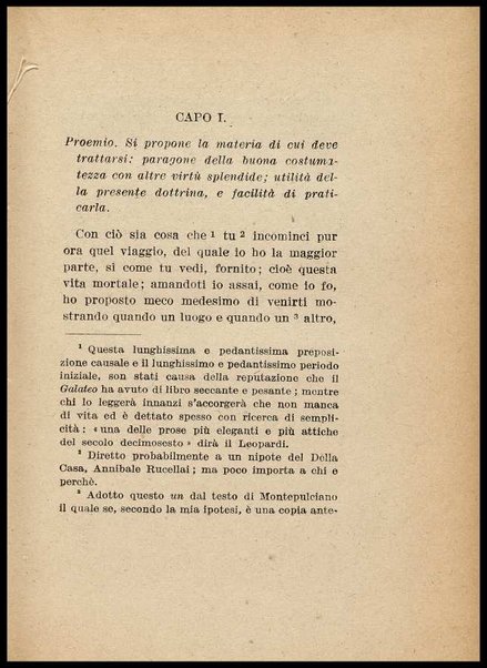 Galateo, ovvero de' costumi / Giovanni della Casa ; a cura di Pietro Pancrazi