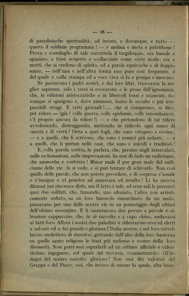 Per la dignità della parola e della vita / Pietro Maffi