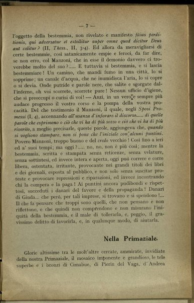 Per la dignità della parola e della vita / Pietro Maffi