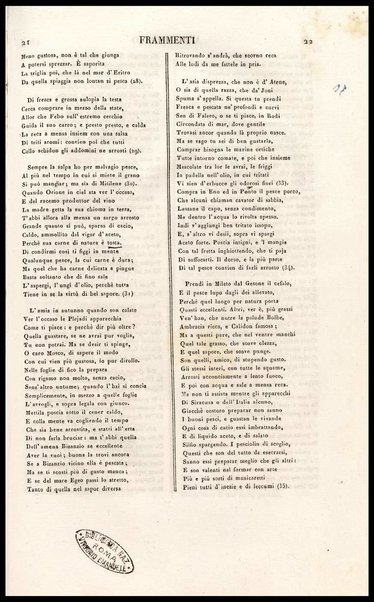 Gastronomia / di Archestrato ; frammenti tradotti da Domenico Scinà