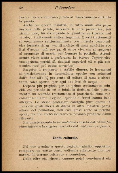 Il pomodoro : coltivazione, utilizzazione domestica, industria, fabbricazione delle scatolette di latta / Rovetta Renato