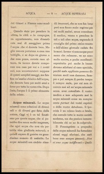 Dizionario d'igiene per le famiglie / di Paolo Mantegazza e Neera