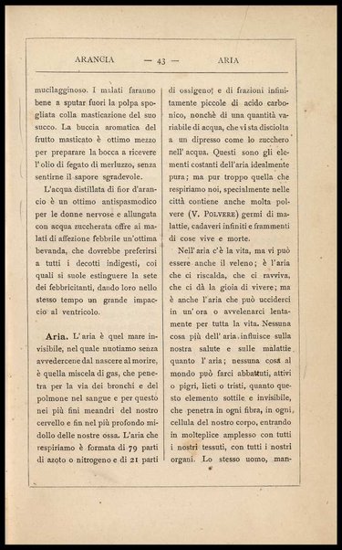 Dizionario d'igiene per le famiglie / di Paolo Mantegazza e Neera