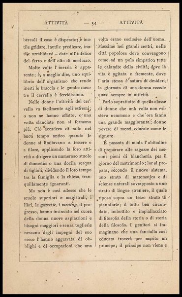 Dizionario d'igiene per le famiglie / di Paolo Mantegazza e Neera