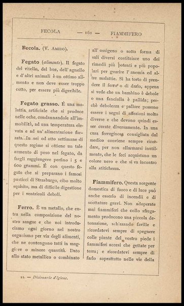 Dizionario d'igiene per le famiglie / di Paolo Mantegazza e Neera