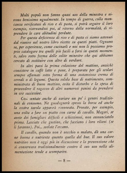 Cucina in tempo di guerra : 250 ricette di cucina e vari consigli pratici per preparare una buona mensa / a cura di R. Petrali Cicognara e A. Zuccardi Merli