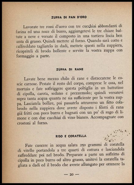 Cucina in tempo di guerra : 250 ricette di cucina e vari consigli pratici per preparare una buona mensa / a cura di R. Petrali Cicognara e A. Zuccardi Merli