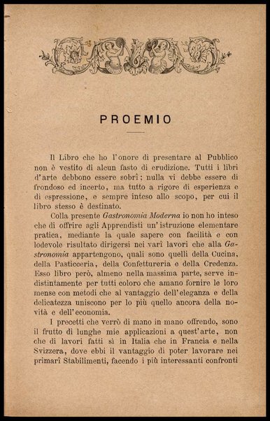 La gastronomia moderna : trattato generale della cucina, pasticceria, confettureria e credenza au uso degli alberghi, ristoratori e privati / di Giuseppe Sorbiatti