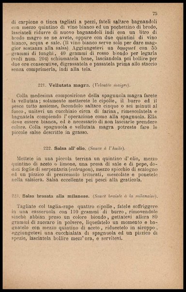 La gastronomia moderna : trattato generale della cucina, pasticceria, confettureria e credenza au uso degli alberghi, ristoratori e privati / di Giuseppe Sorbiatti