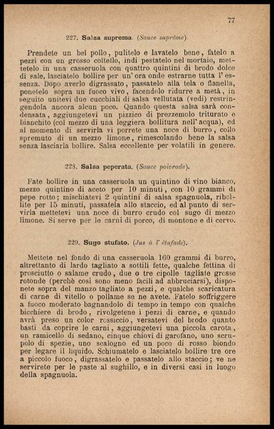 La gastronomia moderna : trattato generale della cucina, pasticceria, confettureria e credenza au uso degli alberghi, ristoratori e privati / di Giuseppe Sorbiatti