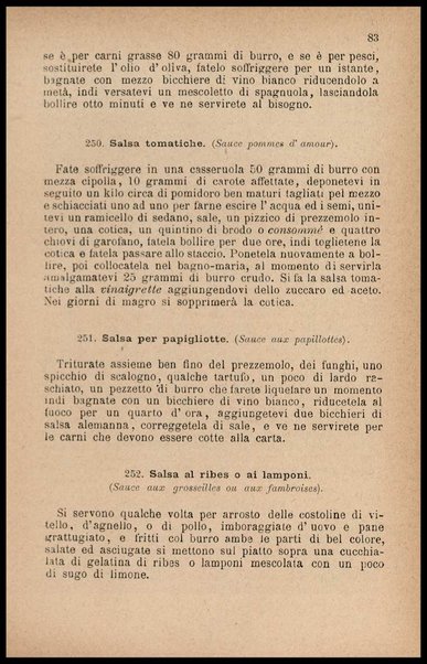 La gastronomia moderna : trattato generale della cucina, pasticceria, confettureria e credenza au uso degli alberghi, ristoratori e privati / di Giuseppe Sorbiatti