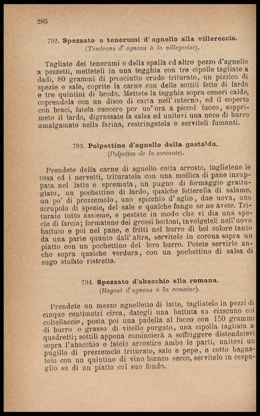 La gastronomia moderna : trattato generale della cucina, pasticceria, confettureria e credenza au uso degli alberghi, ristoratori e privati / di Giuseppe Sorbiatti