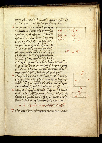 Geodaesia (cc.2r-3r); Geometrica (cc. 3r-4r); Definitiones (c.4r-v); Geometrica (cc. 4v-50v)